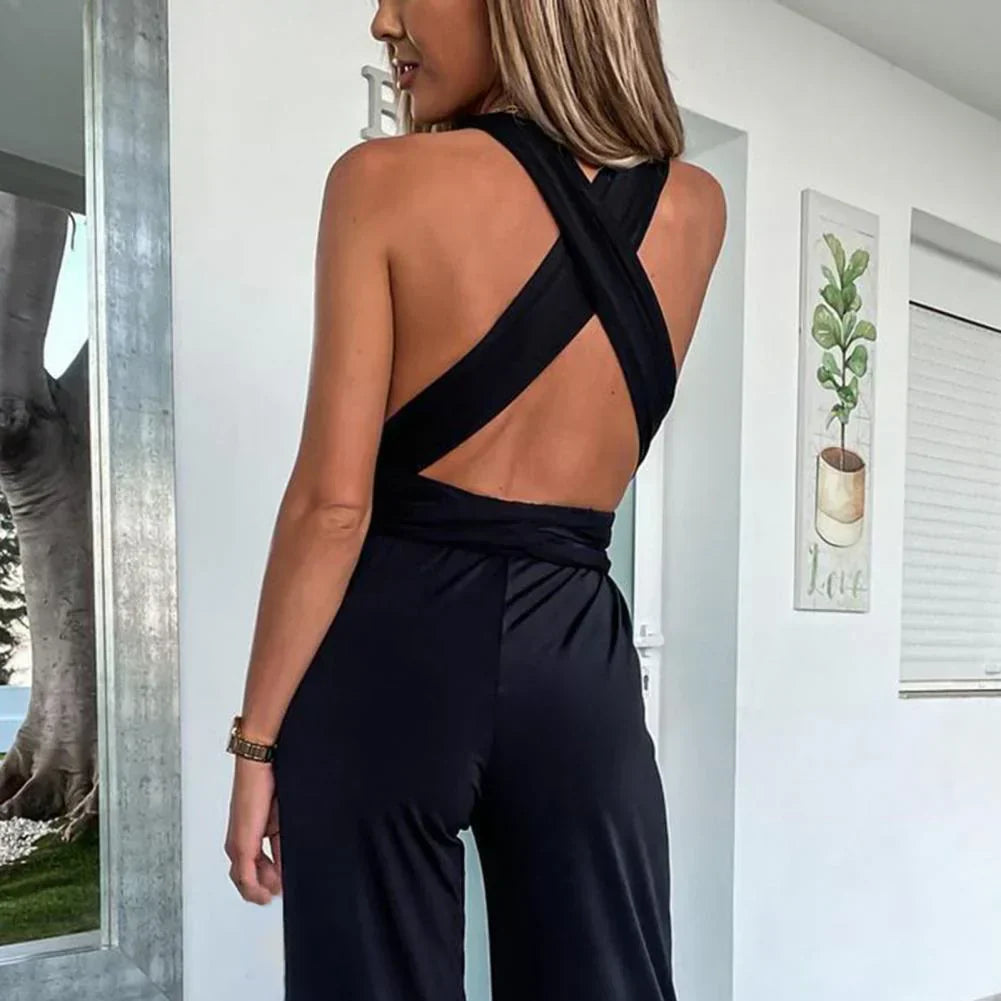 LD | Zomer jumpsuit met wijde broek