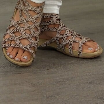 LD | Ronde Teen Holle Romeinse Gladiator Sandalen