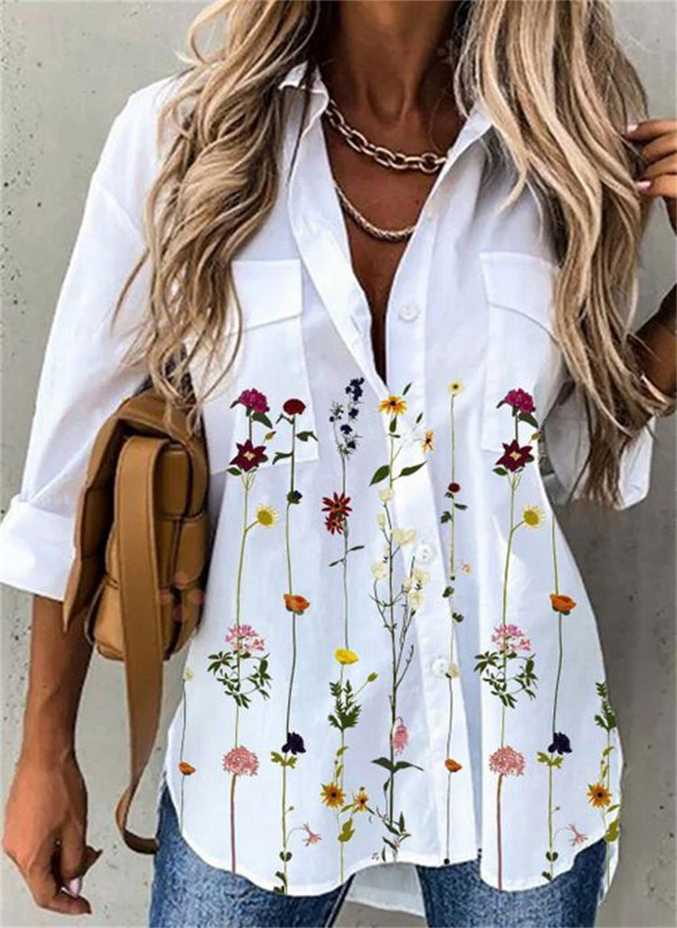 TS | Pretty blouse with butterfly print