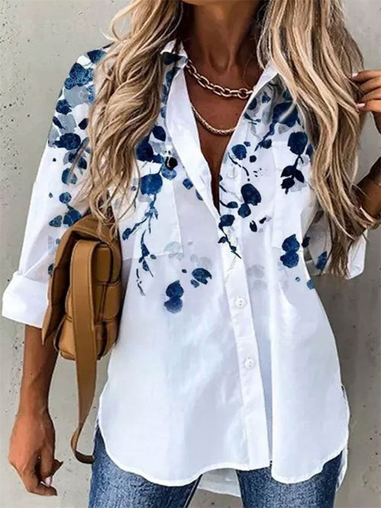 TS | Pretty blouse with butterfly print