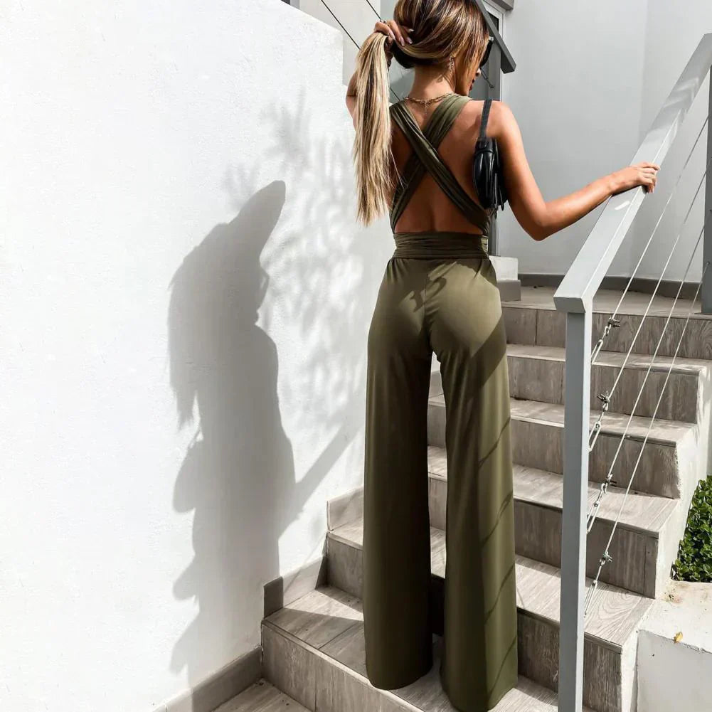 LD | Zomer jumpsuit met wijde broek