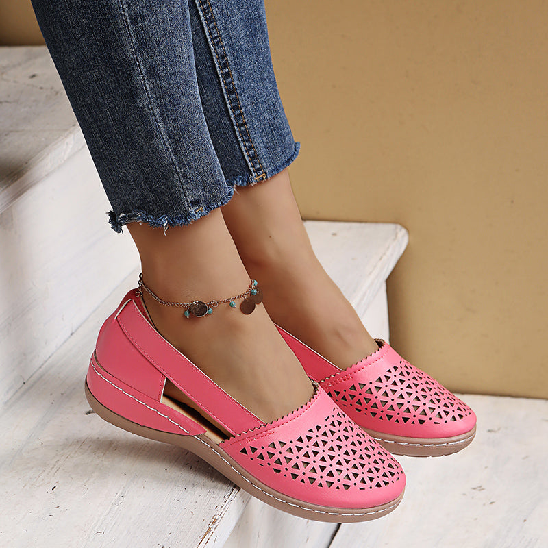 LD | Vrouwen Wedges Orthopedische Hollow Out Vintage Sandalen