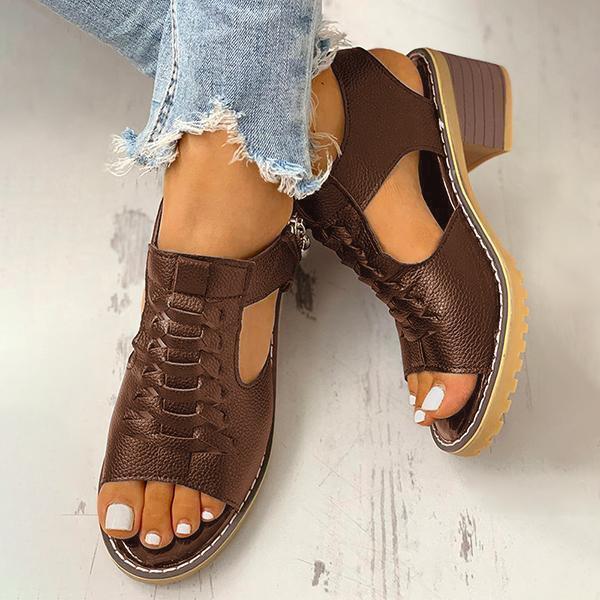 LD | Vrouwen Blokhak Sandalen