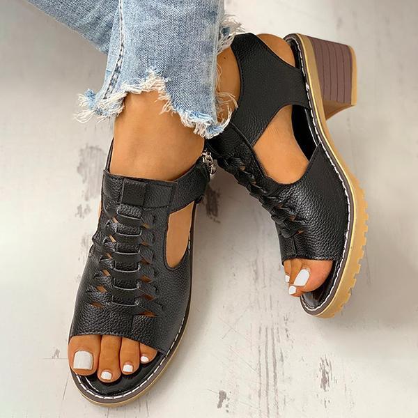 LD | Vrouwen Blokhak Sandalen