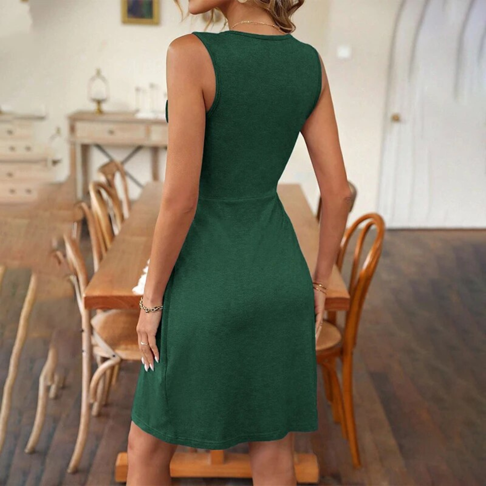 LM | Casual sleeveless mini dress