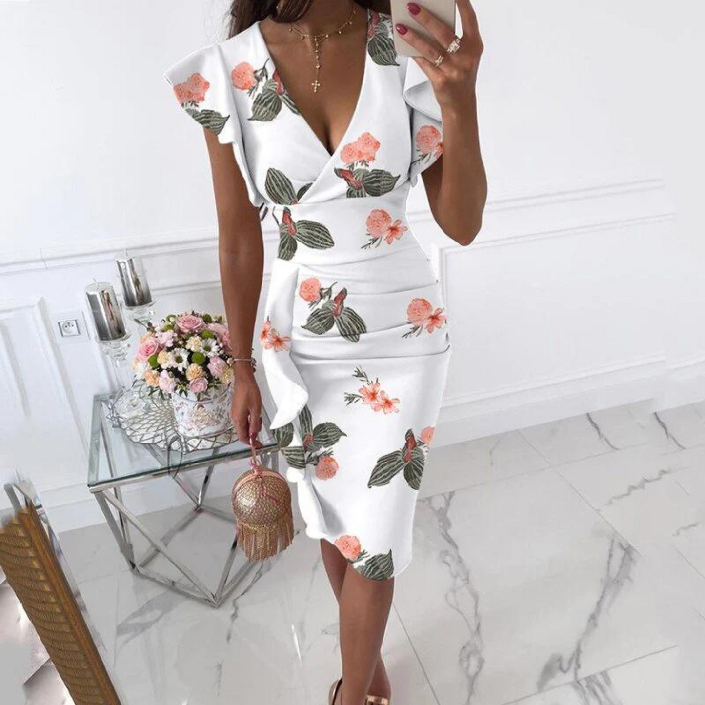LD | Elegante midi-jurk voor de zomer