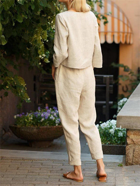 TS | Elegant, colourful 2-piece summer set
