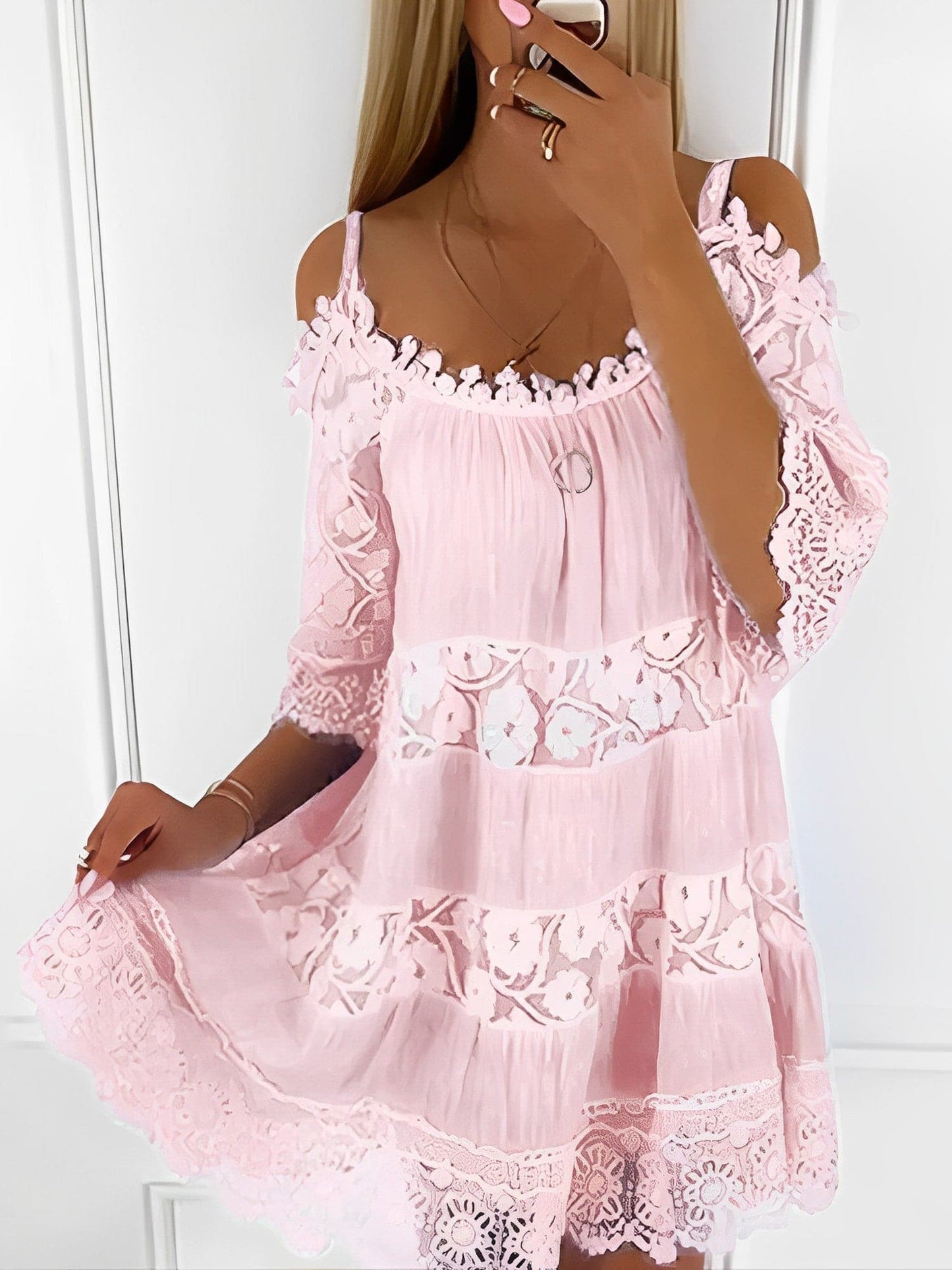 LM | New bohemian mini dress for women