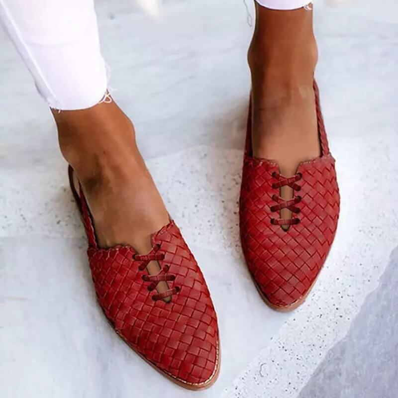 LD | Geweven slip-on flats