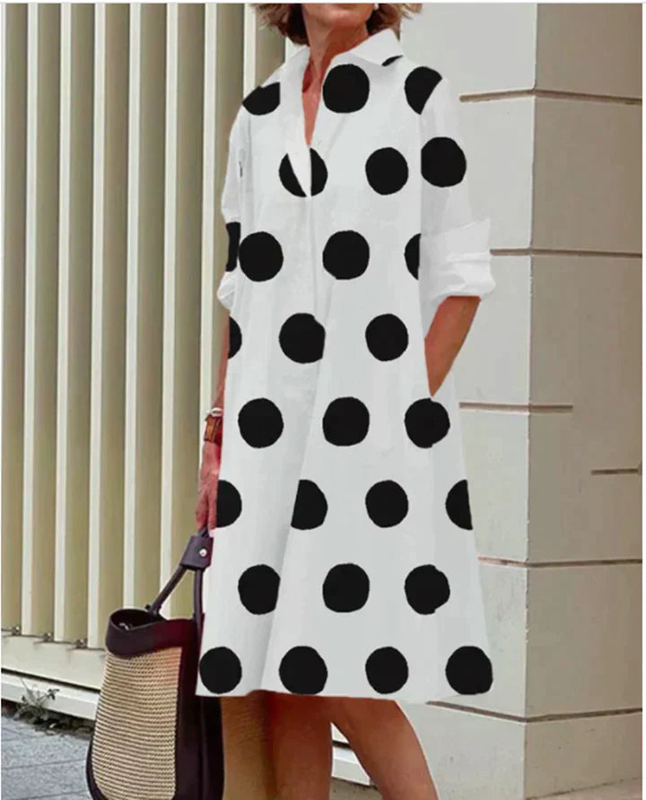 LM Ladies Unique Glamorous Bag Shirt Dresses Dresses