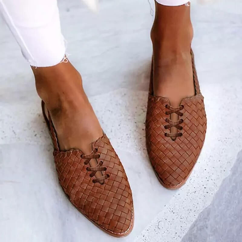 LD | Geweven slip-on flats