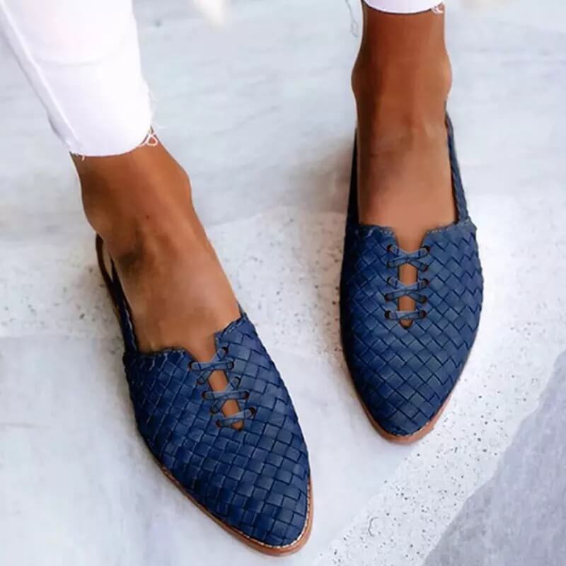 LD | Geweven slip-on flats