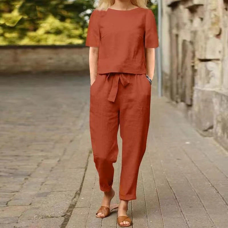 TS | Elegant, colourful 2-piece summer set