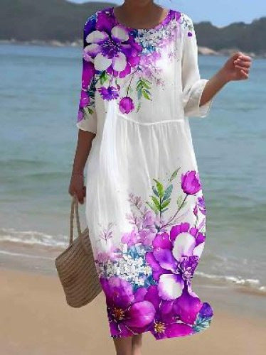 LD | Maxi-jurk met bloemenpatroon