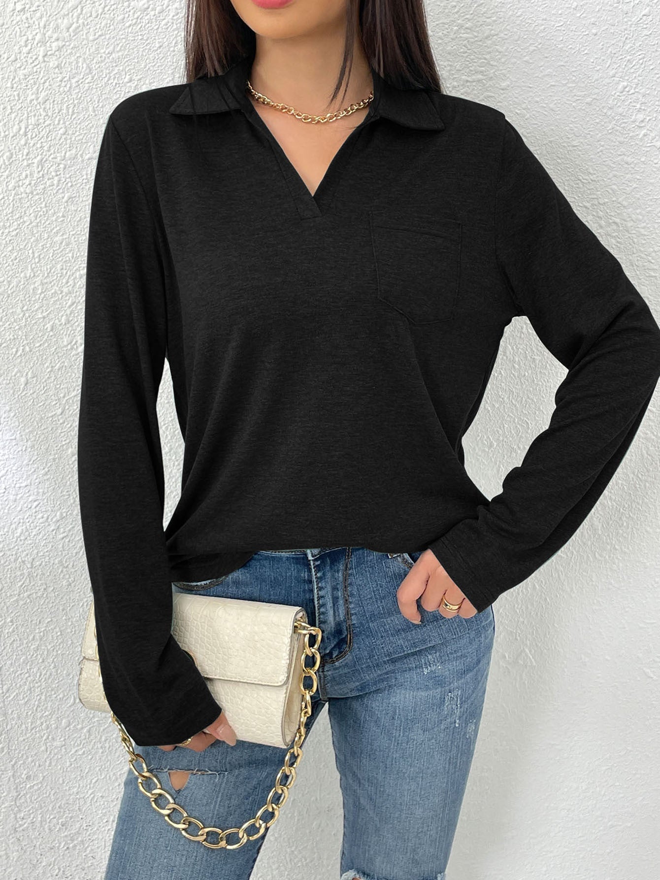 TS | Casual polo shirt with classic collar