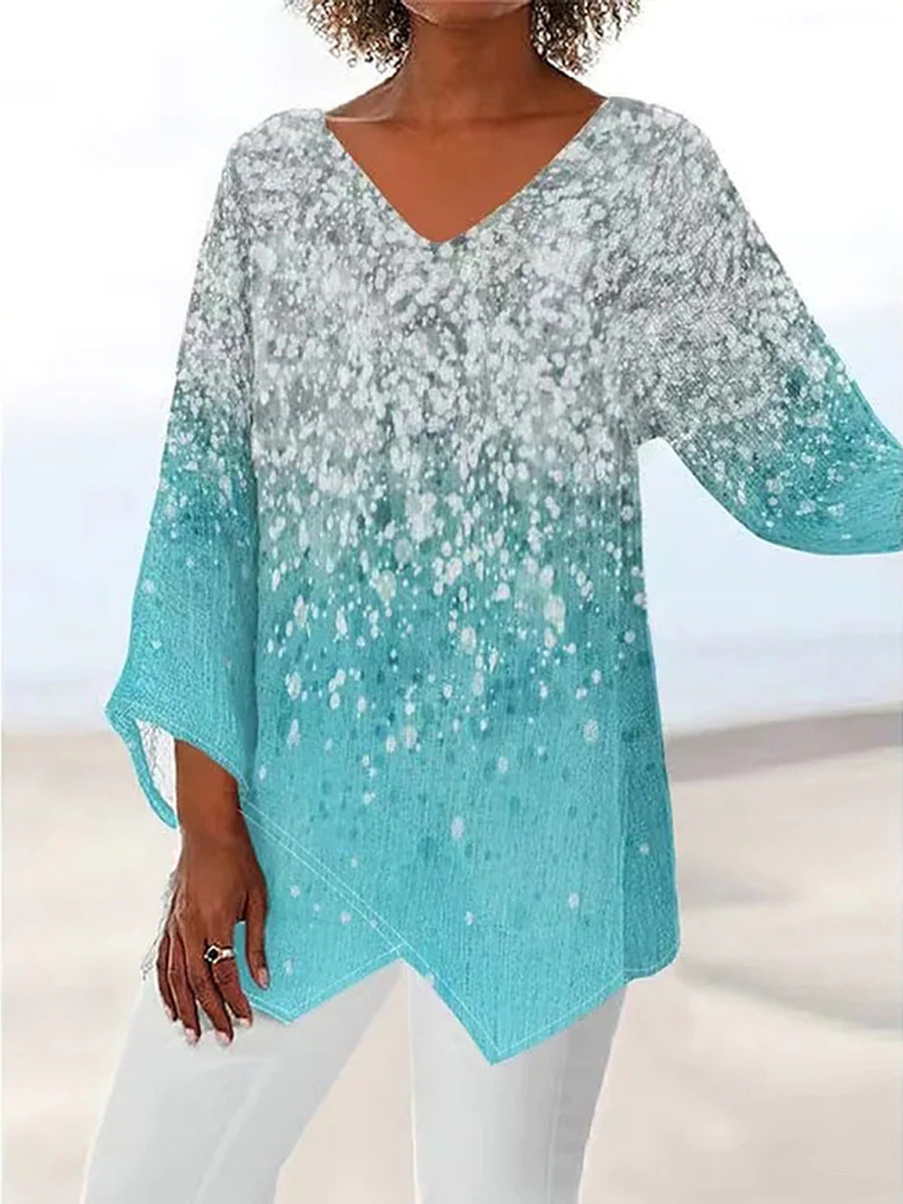 LD Eenvoudige en stijlvolle winterblouse