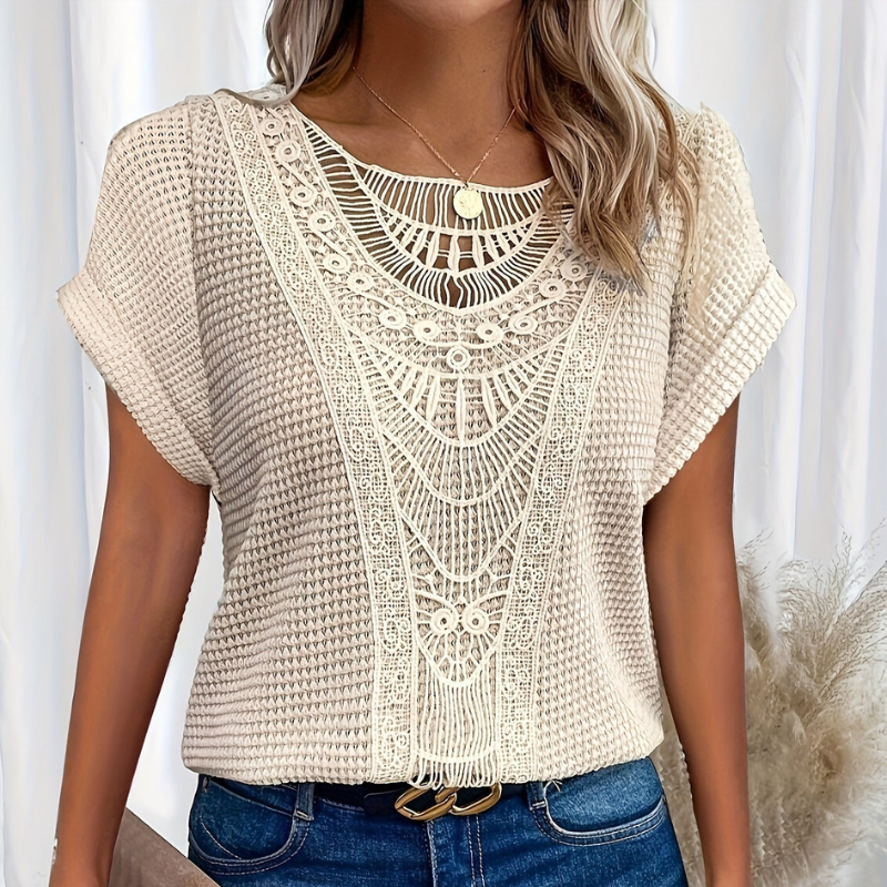 TS | Casual shirt with waffle texture Riaño™