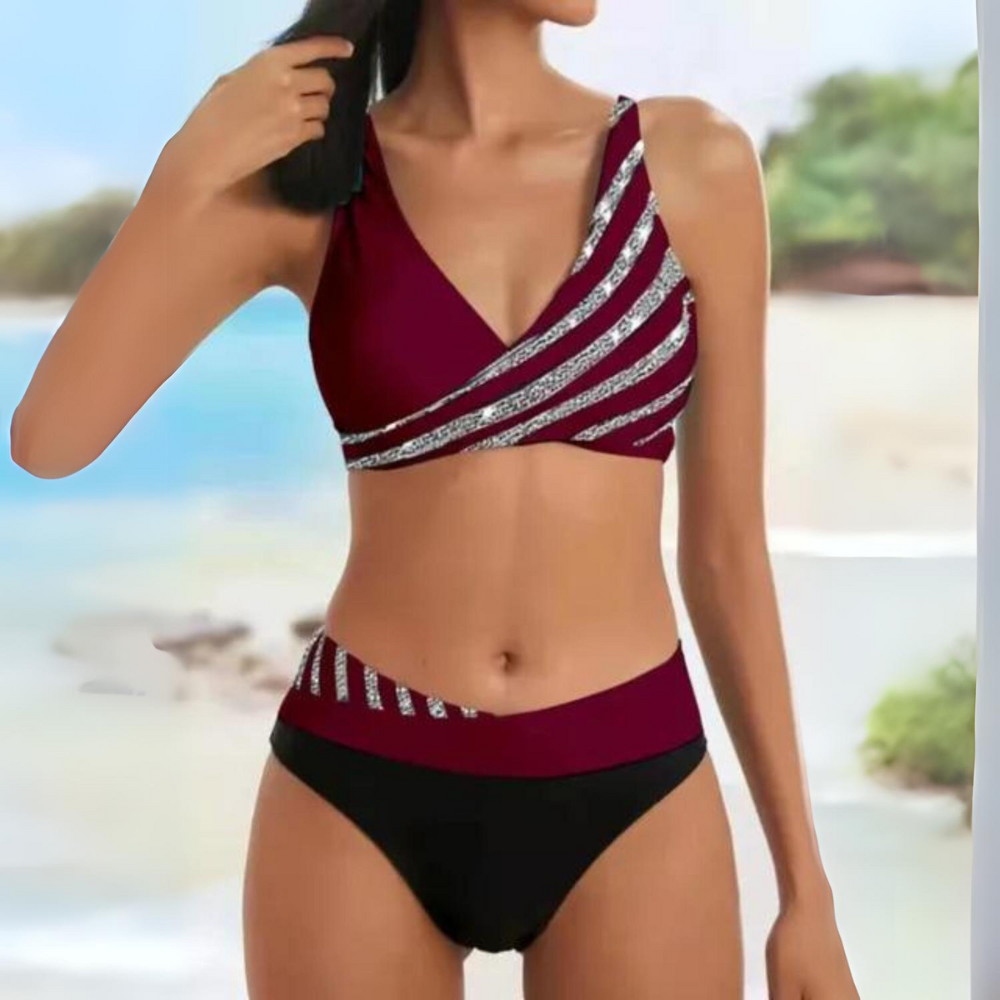 TS | Elegant bikini with low waist