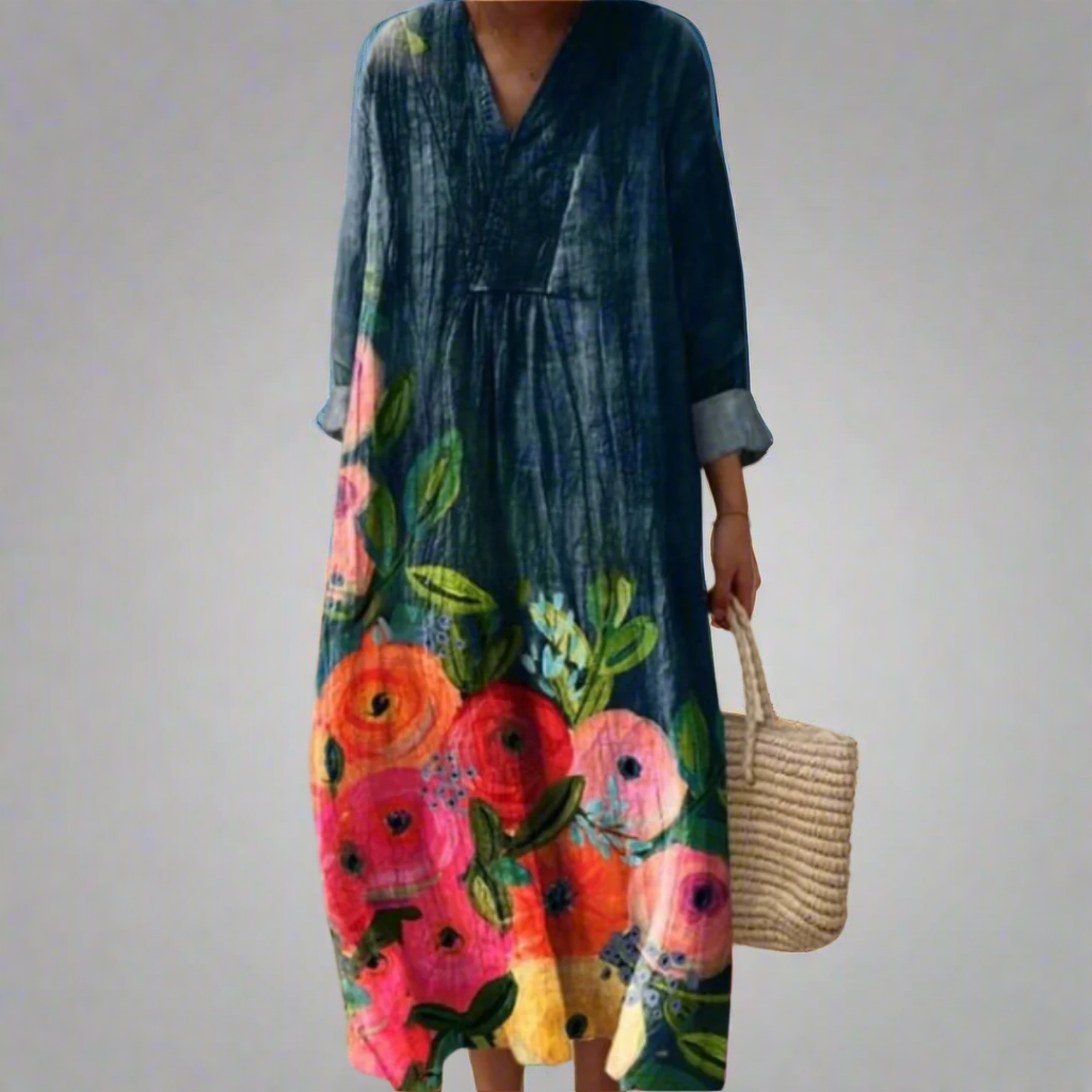 LD | Bloemen maxi jurk