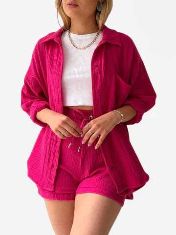 LD | Modieuze outfit voor vrouwen met shirt en korte broek
