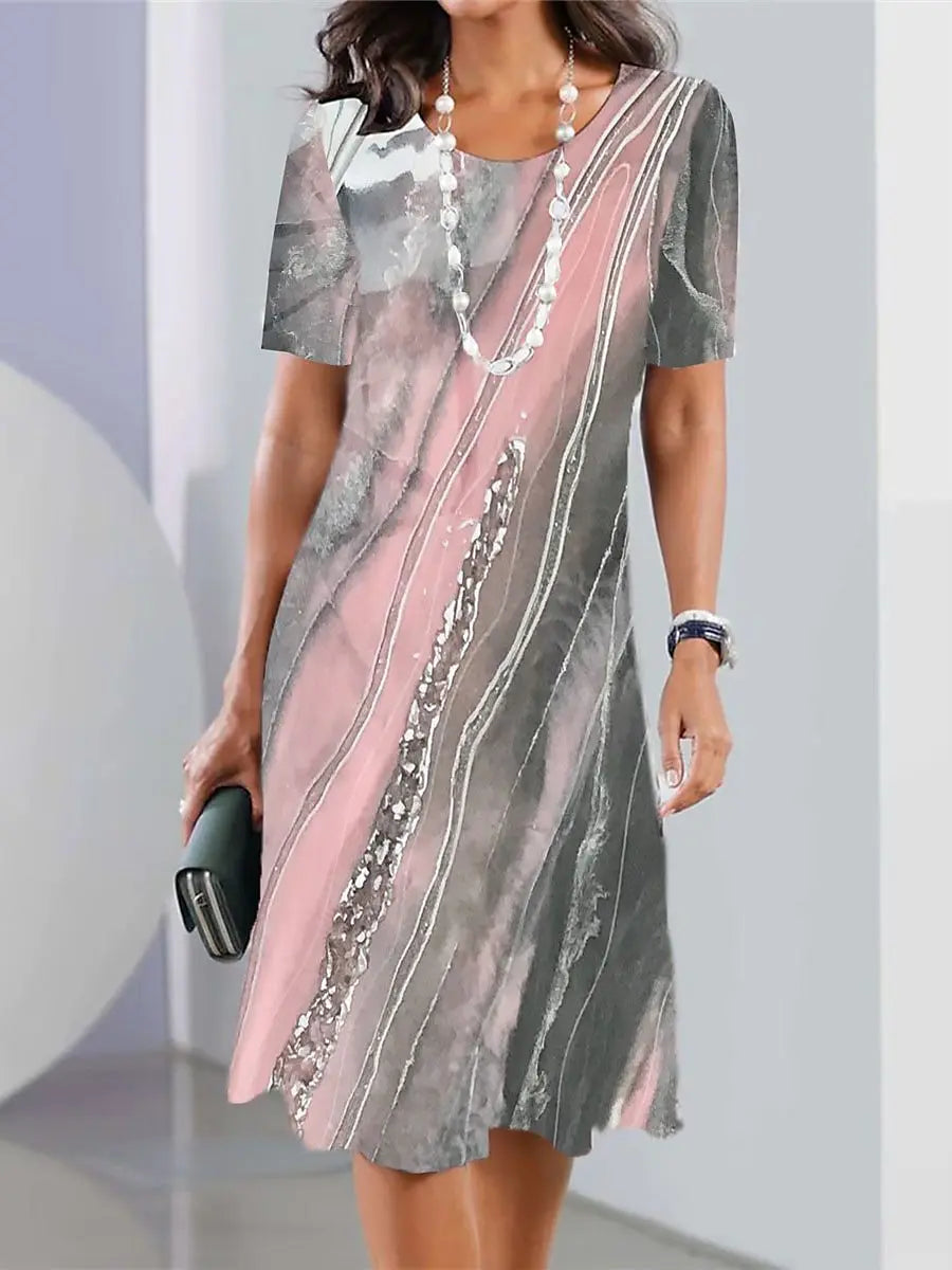 LM | Vintage Print Women's Dresses