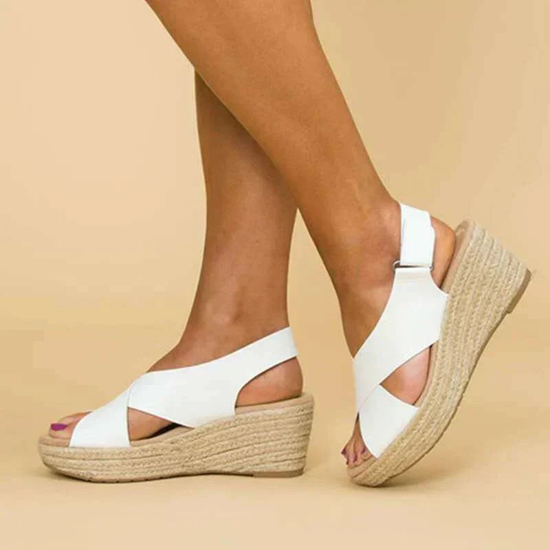 LD | Womens Wedge Enkelsandalen