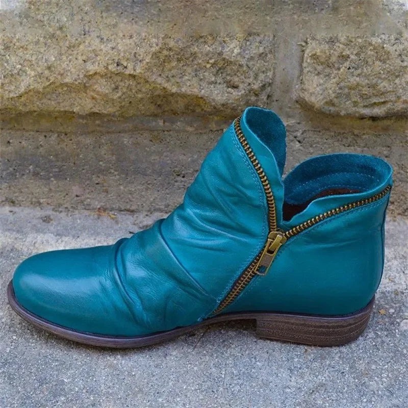 TS | Ankle boot with zipper