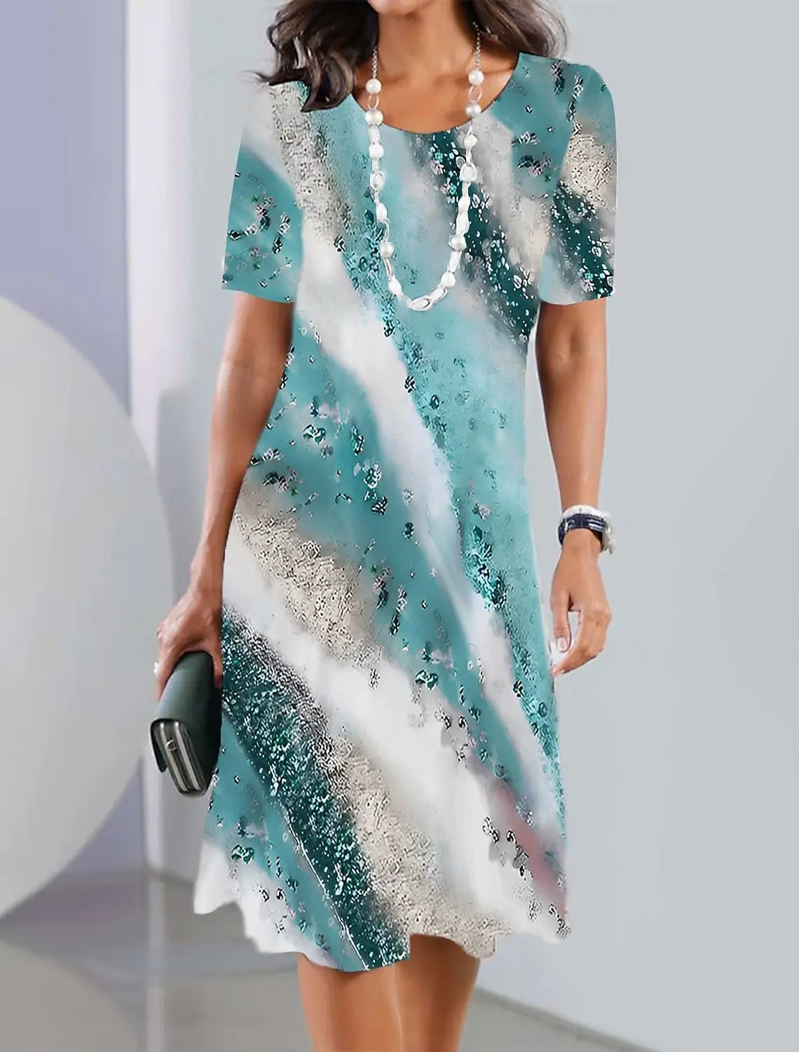 LM | Vintage Print Women's Dresses