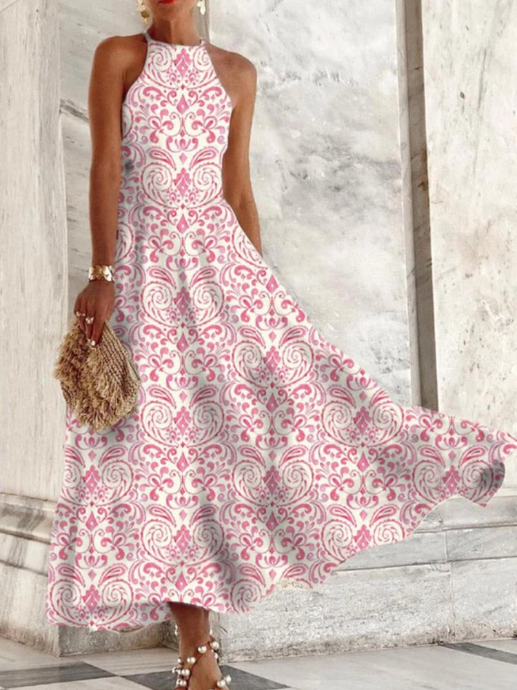 LM Sexy off-the-shoulder sleeveless long dress