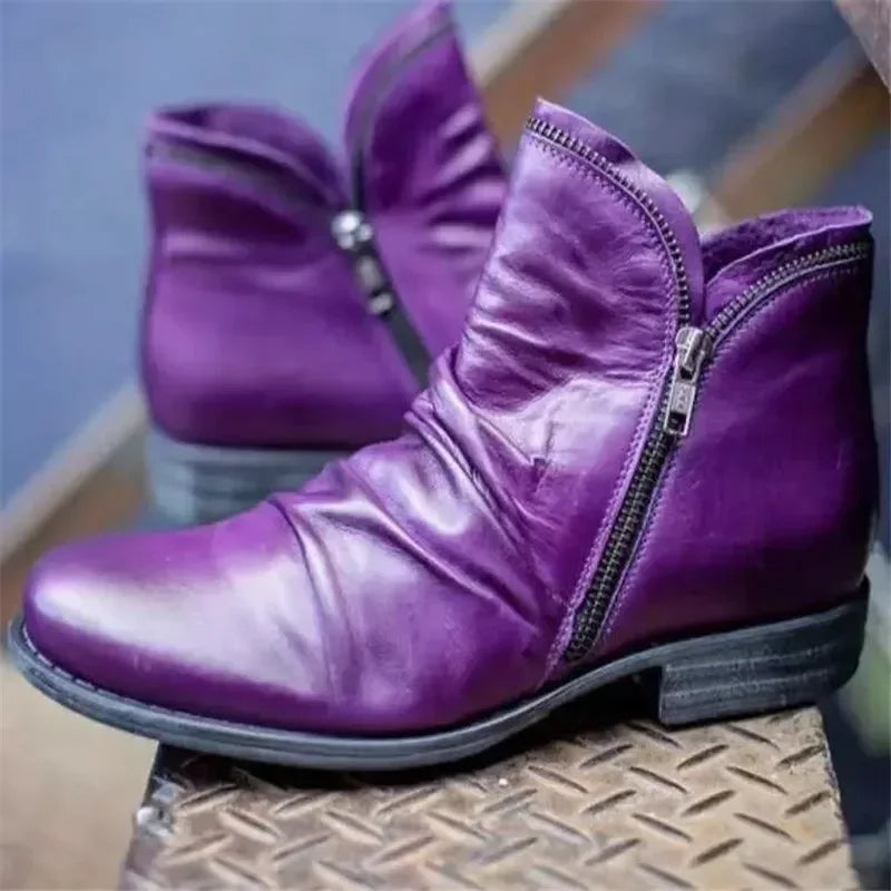 TS | Ankle boot with zipper