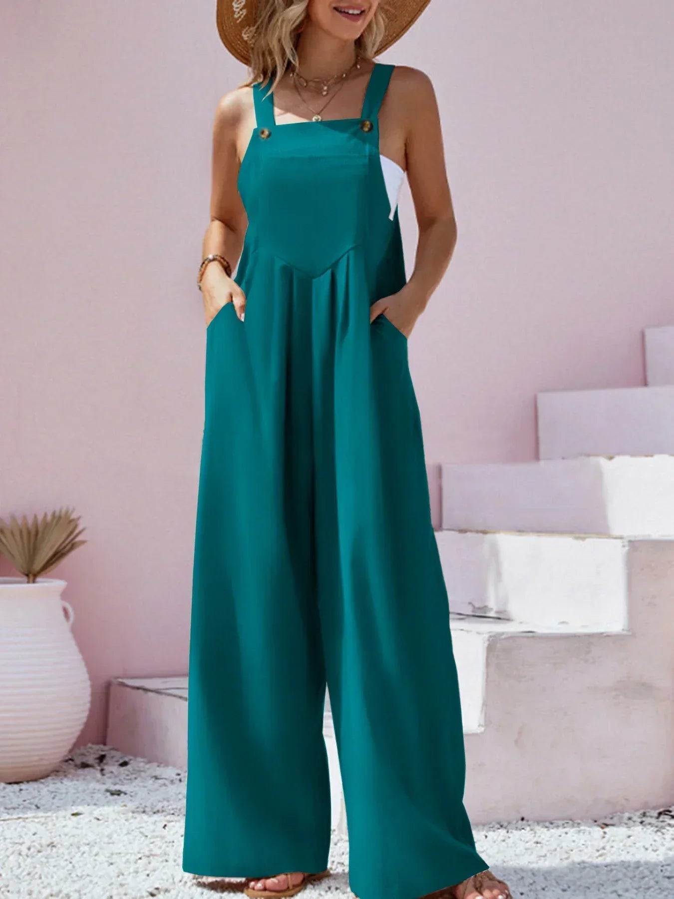 LM | Fashionable and minimalist general jumpsuit