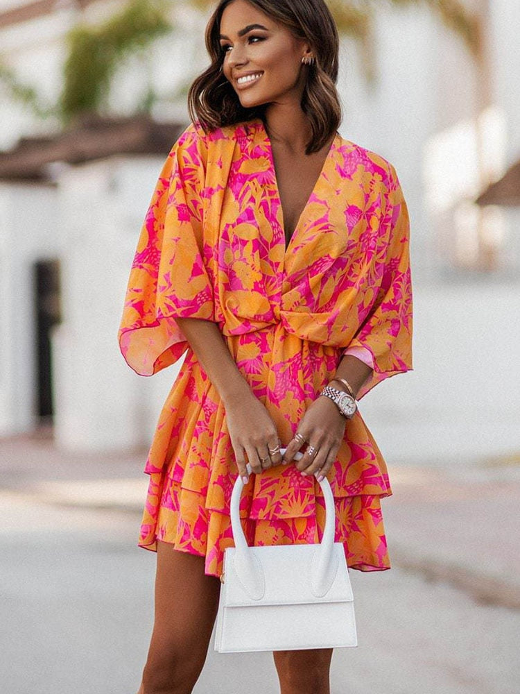TS | Wide mini dress