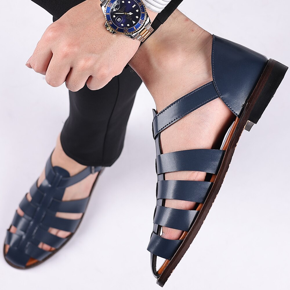 LD | holle gesp Romeinse sandalen