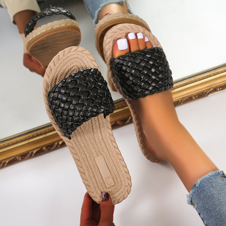 LD | Minimalist Slide Strand Dames Sandalen
