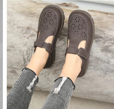 LD | Retro Literatuur Kunst Dikke Tong Grote Teen Sandalen