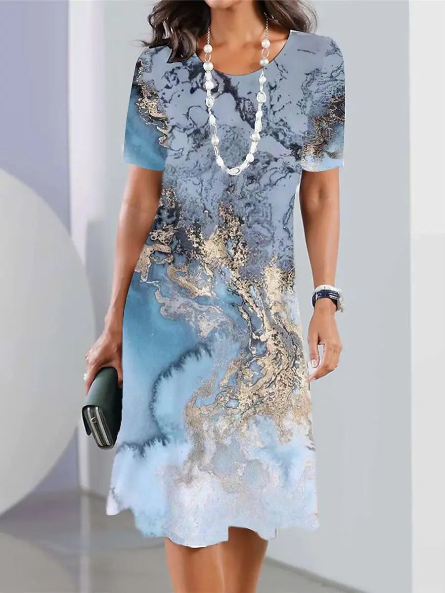 LM | Vintage Print Women's Dresses