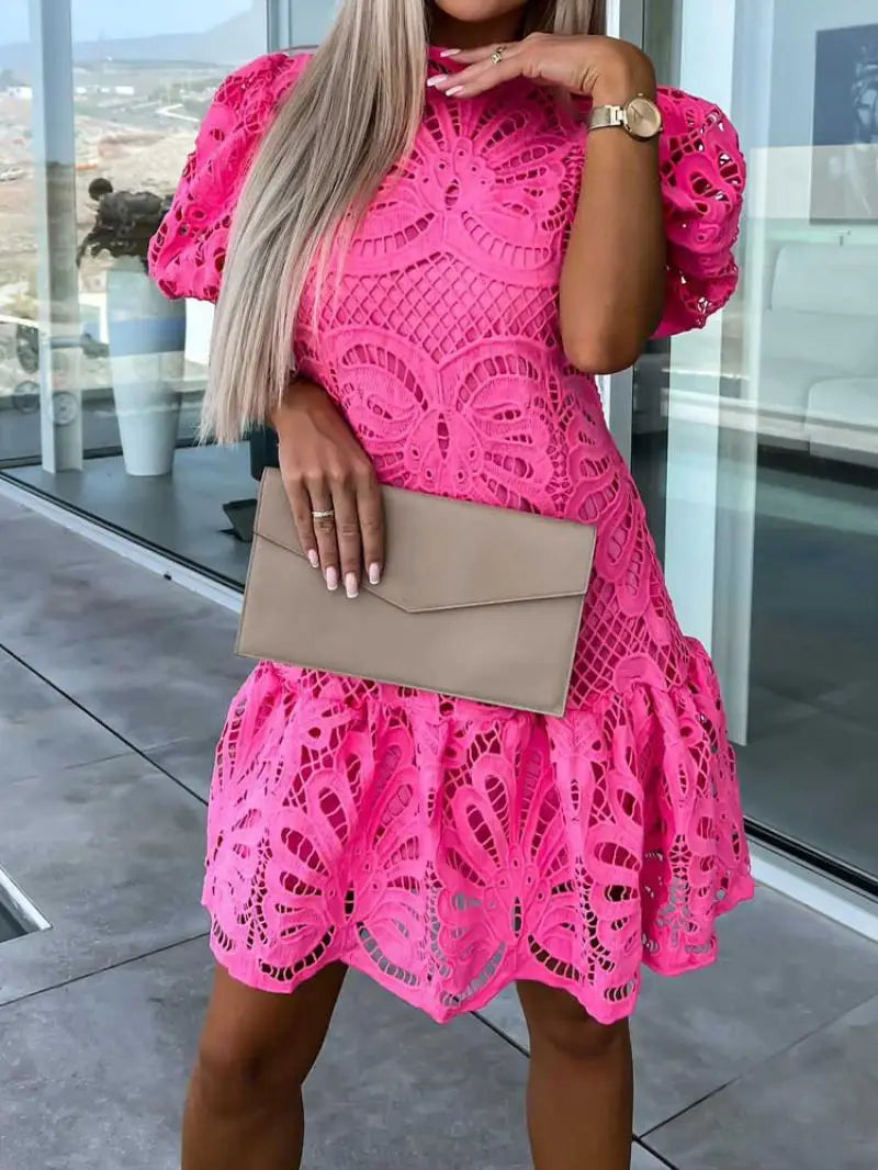 LM | Embroidered mini dresses