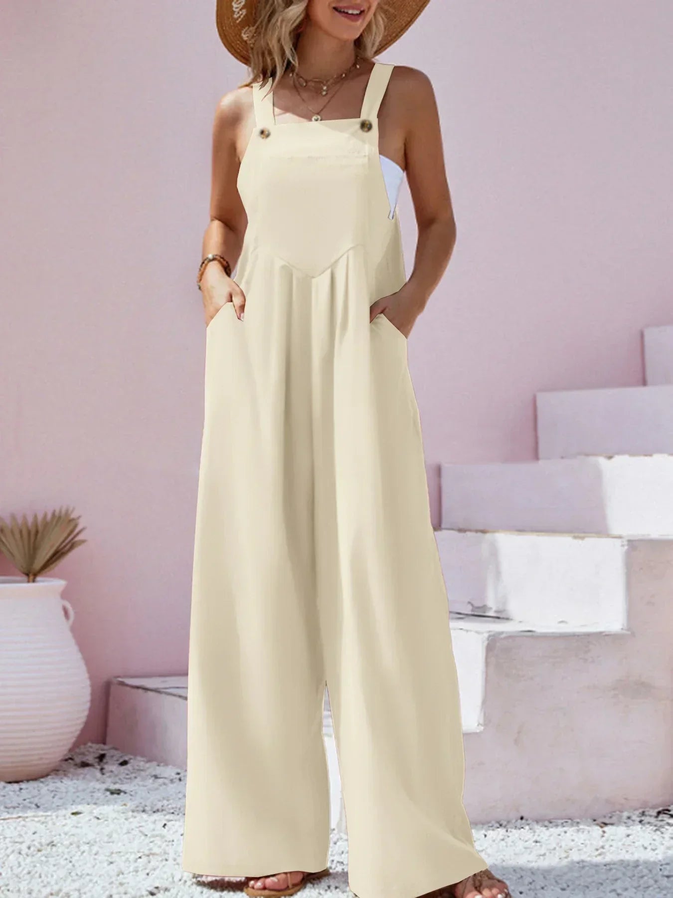 LM | Fashionable and minimalist general jumpsuit