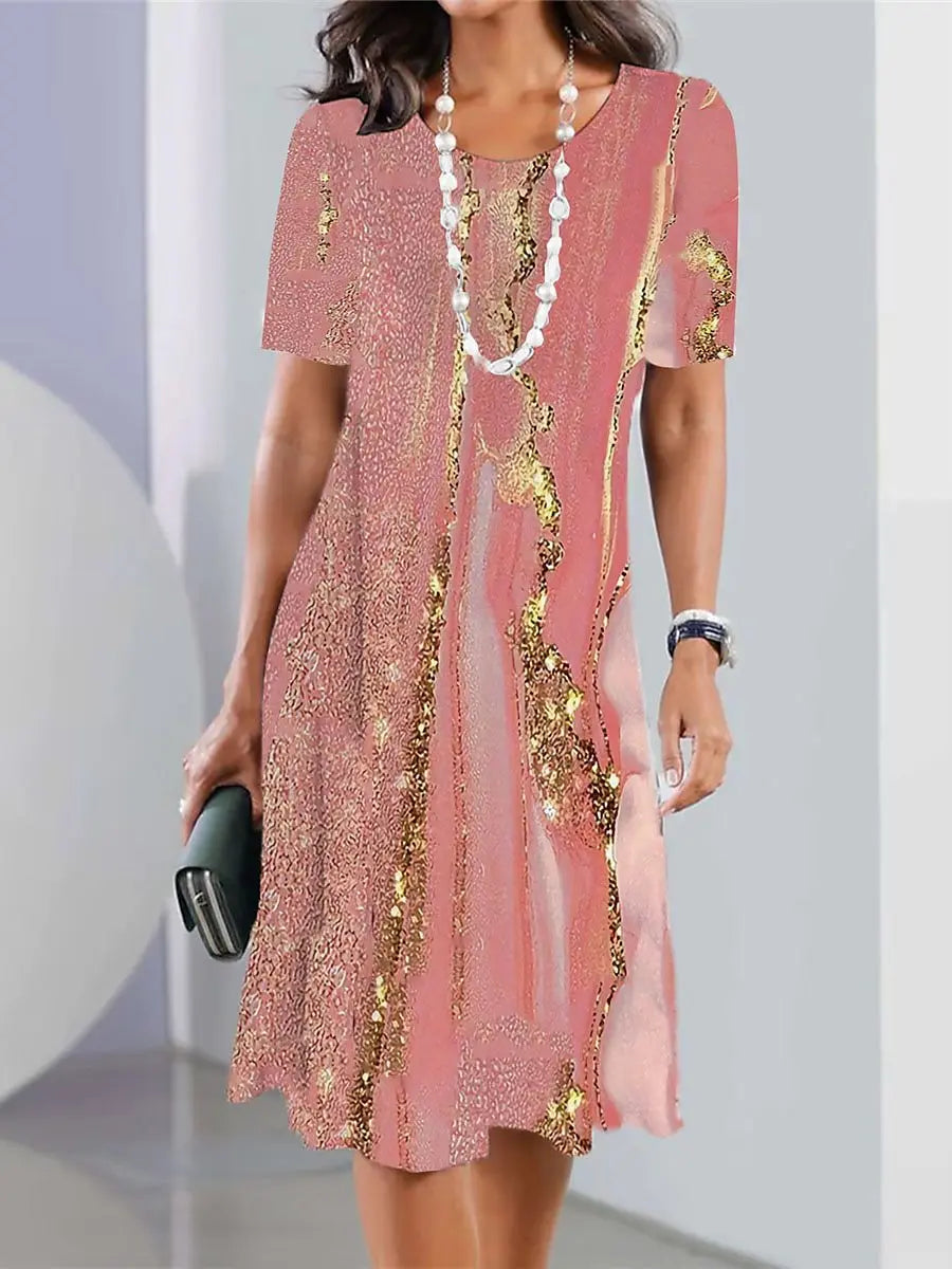 LM | Vintage Print Women's Dresses