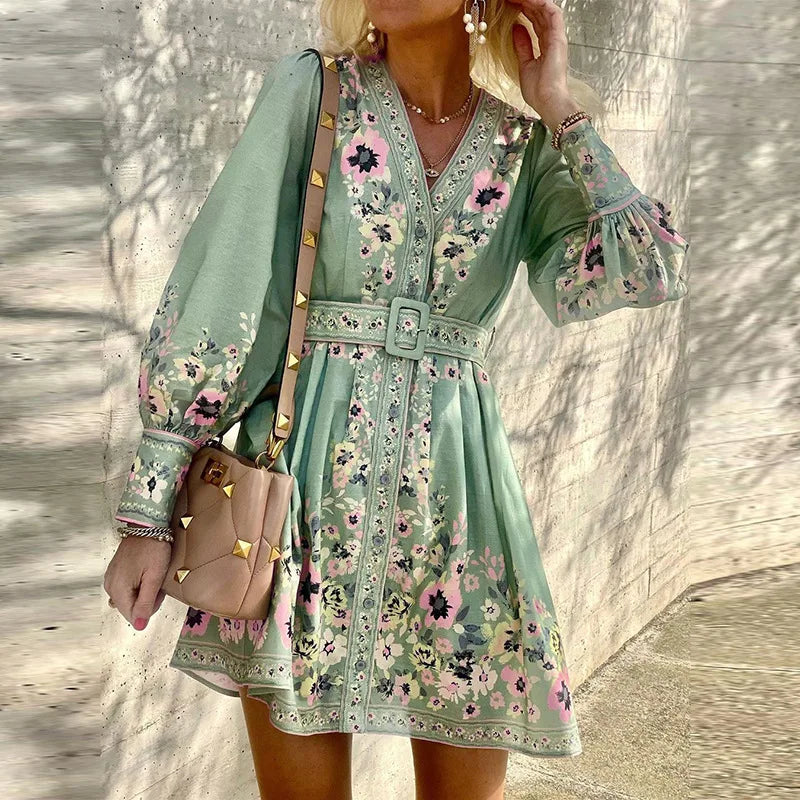 LD Boheemse Mini Jurk