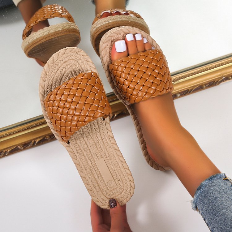 LD | Minimalist Slide Strand Dames Sandalen