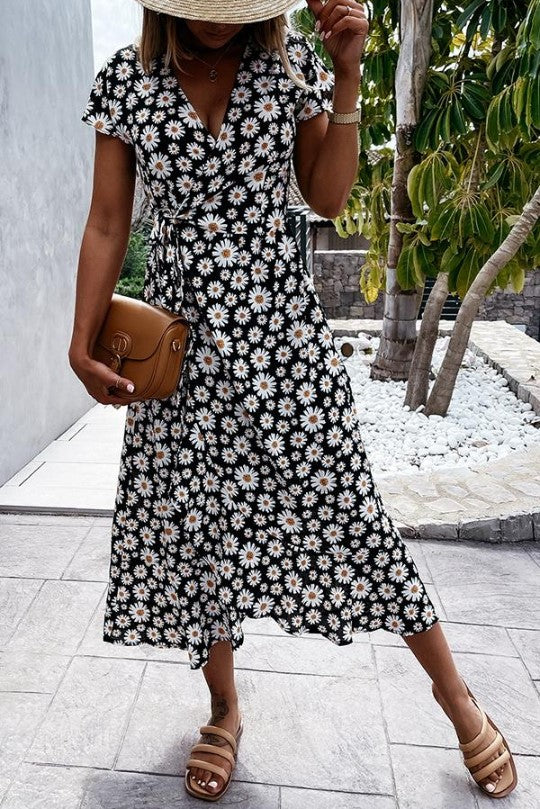 TS | Daisy flower midi dress loved by you