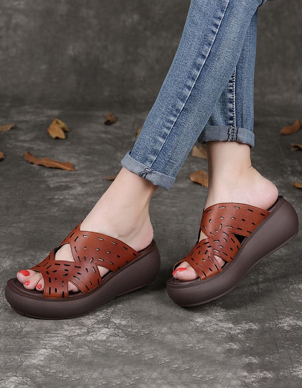 LD | Leren Retro Sleehakken