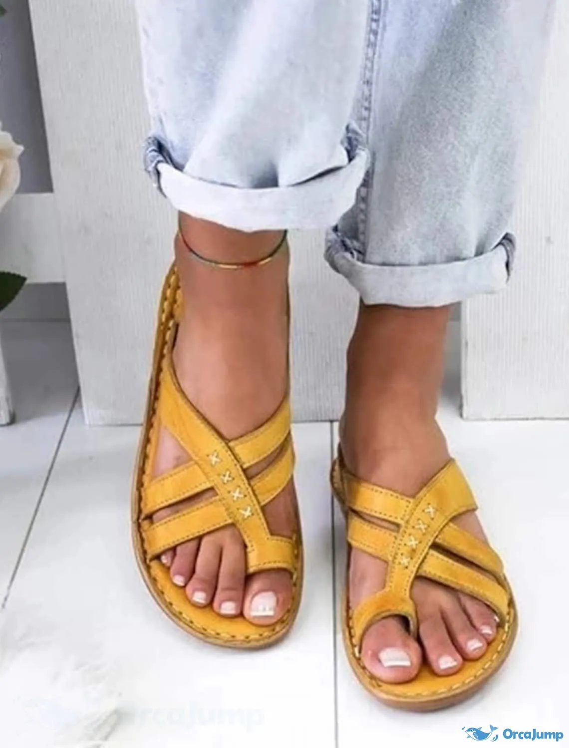 LM - Women's sandals with open heel