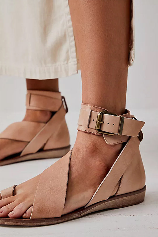 LD | Teenring Gesp plaat sandalen