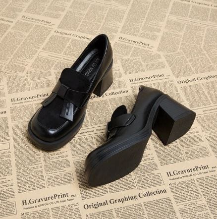 LM | - Chunky leather shoes