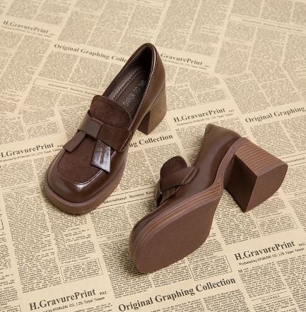 LM | - Chunky leather shoes