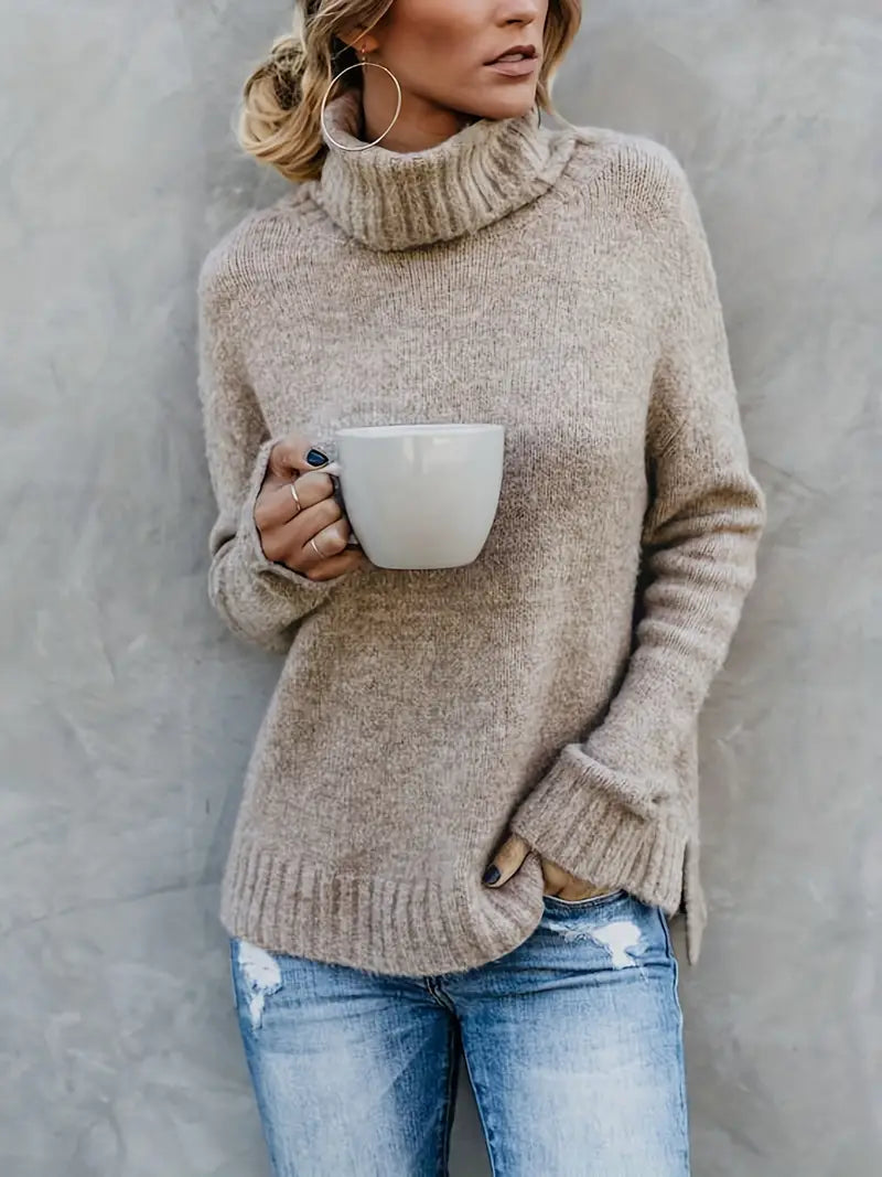 TS | Chic turtle-neck knit sweater