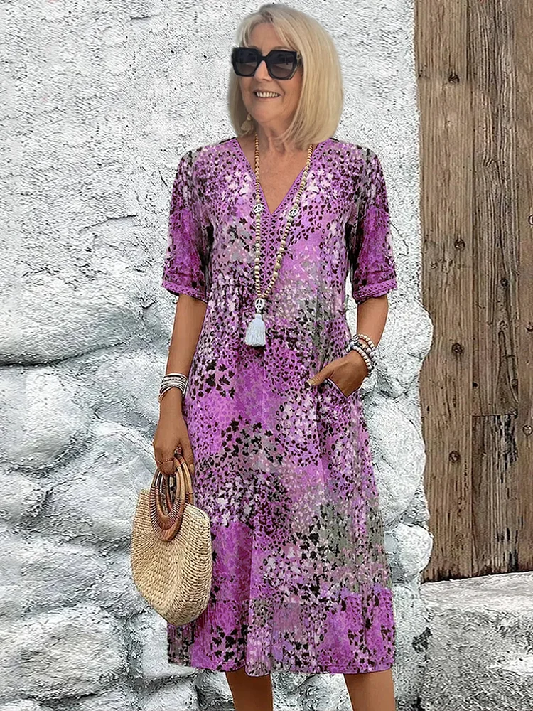 TS | Flattering midi dress for effortless island elegance