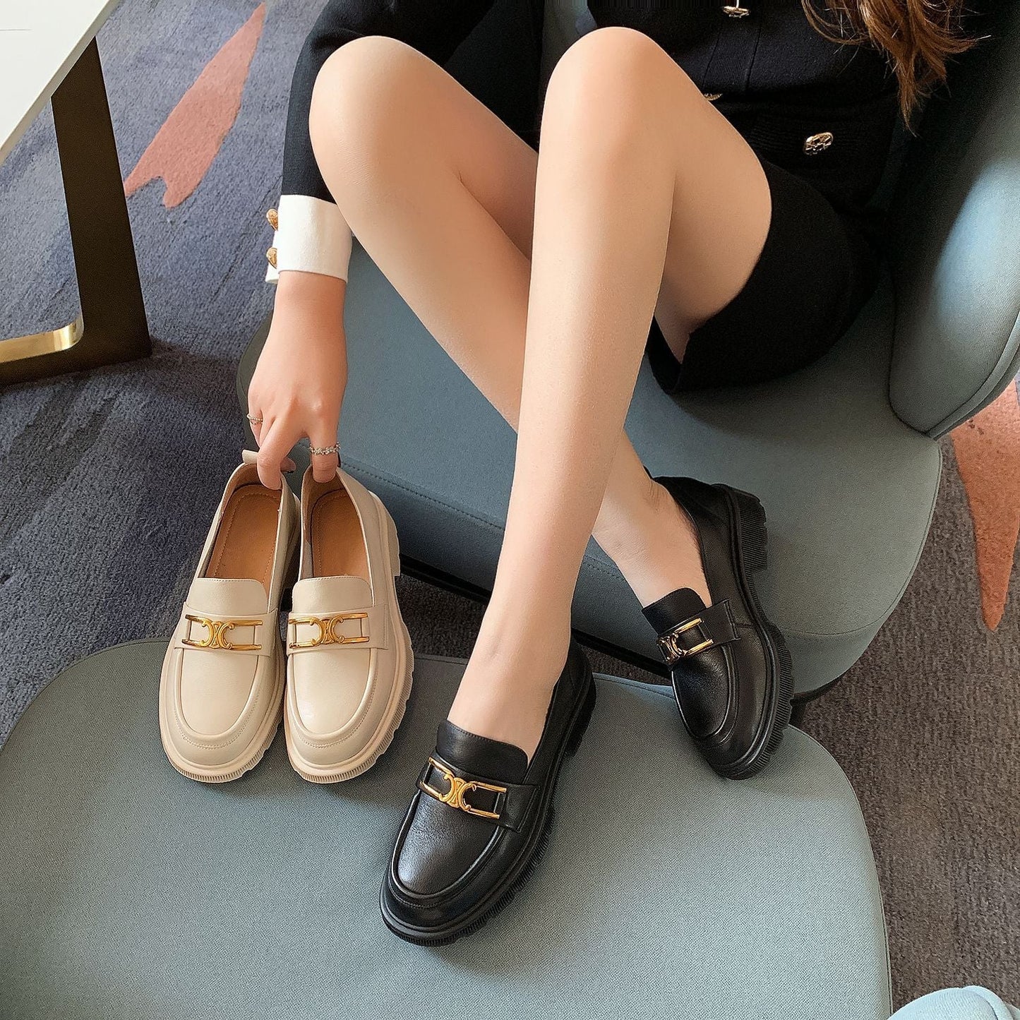 TS | Stylish chunky loafers